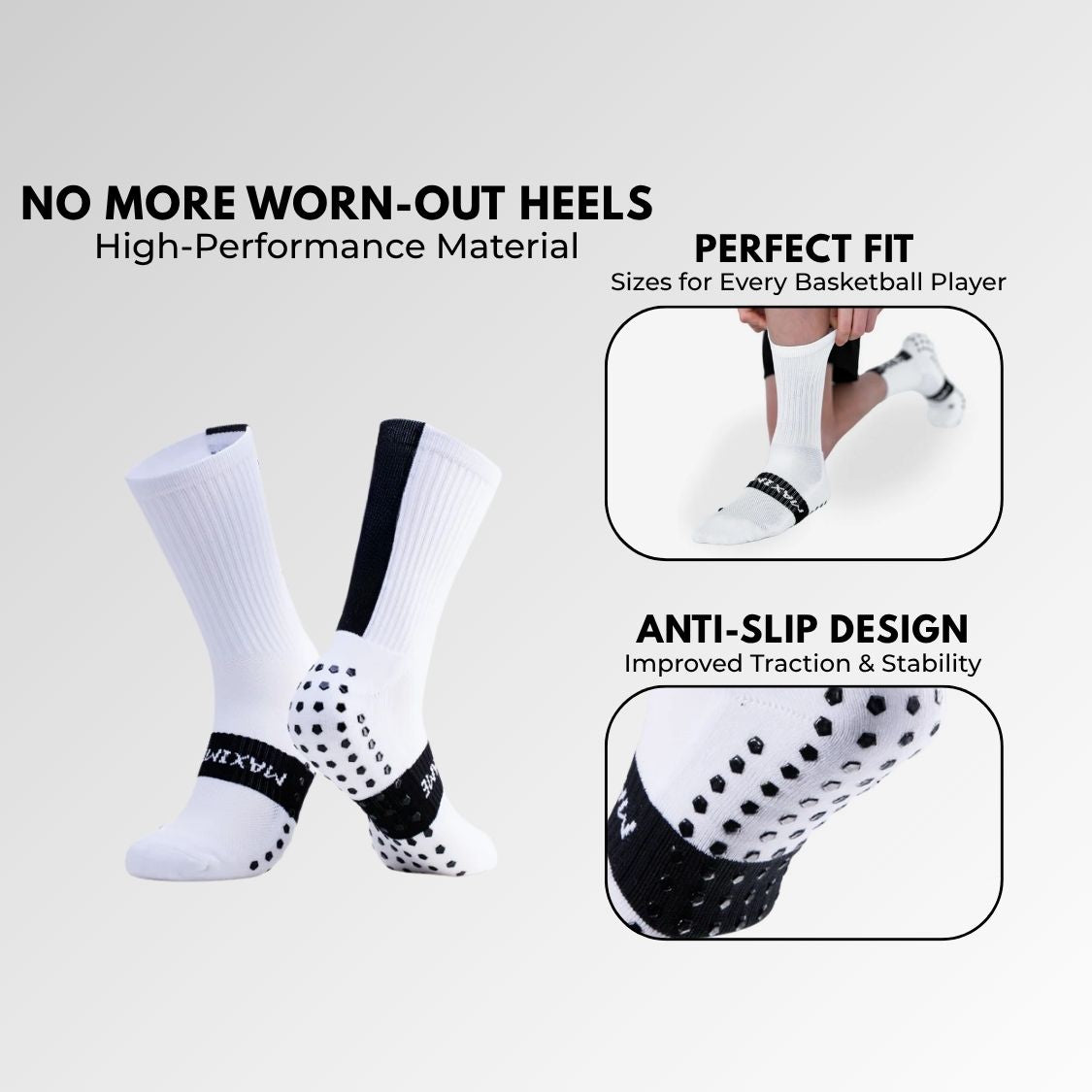 3x Grip socks
